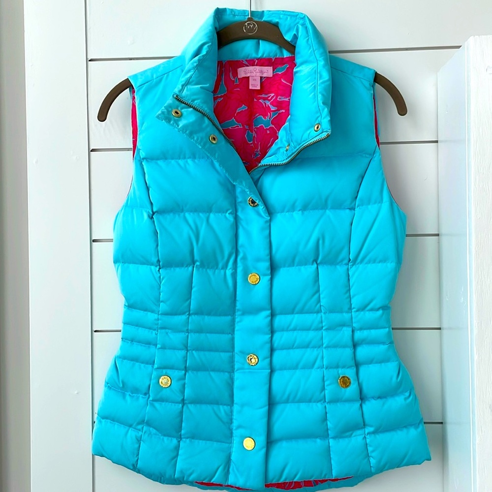 Lilly Puffer Vest Aqua 🏖️